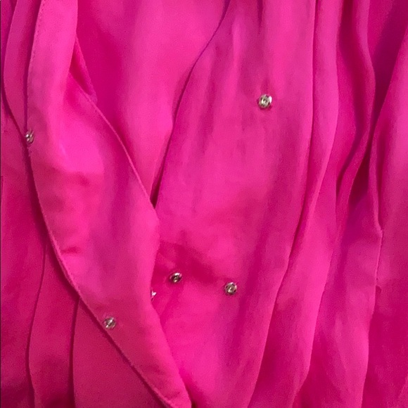 J.Crew Collection Lavender Purple Silk Button Top - Picture 9 of 9